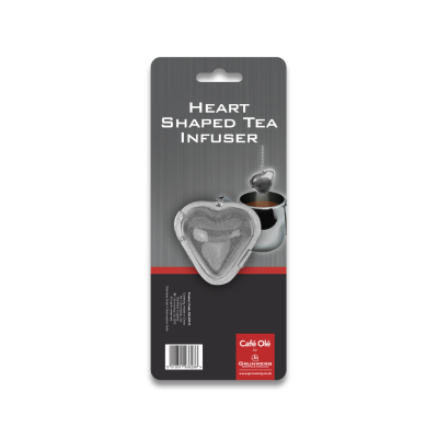 Mesh Heart Tea Infuser, Carded