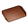 Mahogany Self-Clearing Tray 18X12