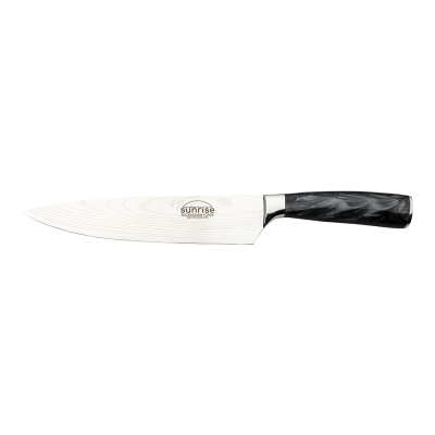 RF Sunrise Chef's Knife 20cm FlutedJet Black