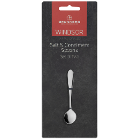 Windsor 18/0 Carded 2 Salt Spoons