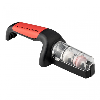 Global Ceramic Pull Through Sharpener Red Handle Black Dots