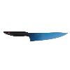 Kasumi Titanium Chef's Knife 20cm Blue