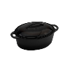 Oval Casserole (Handle) 27cm Black