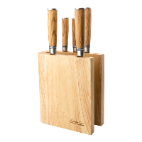Katana Saya Olivewood 6 Piece Knife Block Set