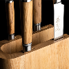 Katana Saya Olivewood 6 Piece Knife Block Set