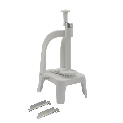 Benriner Cook's Help Verticle Spiraliser with 3 Interchangeable Blades White