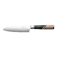 Katana Elements Santoku Knife 12cm Rainforest Green