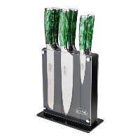 RF Sunrise 7 Piece Knife Block Set Emerald Green