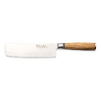 Katana Saya Olivewood Nakiri Knife 18cm
