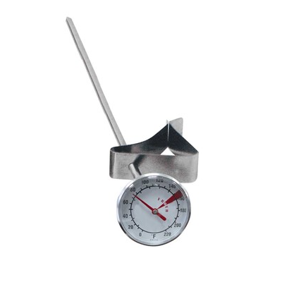 Milk Frothing Thermometer 1" Dial