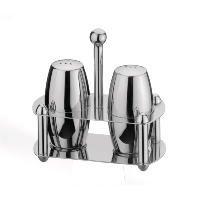 G Mill Salt & Pepper Set With Stand Mirror