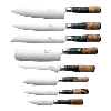 Katana Elements 9 Piece Knife Block Set Rainforest Green