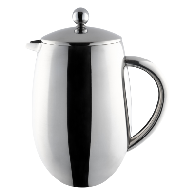 BFD 6 Cup Double Wall Cafetiere Mirror