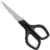 RF Household Scissors 17cm Black & Grey