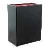 RF Universal Knife Block Upright Black with Red Inserts