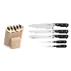 RF Sharp'N Rubberwood Self Sharpening Knife Block with 5 Knives