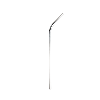 S/S Straws Curved 21.5cm 6mm Dia