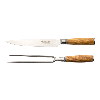 Katana Saya Olivewood 2 Piece Carving Set