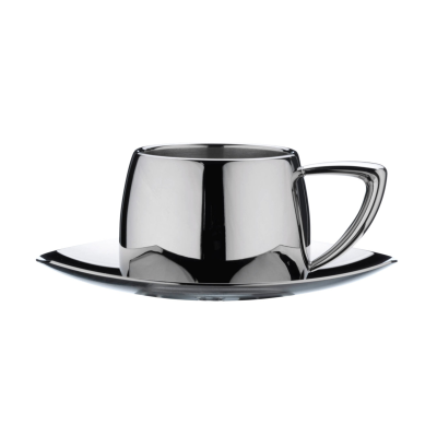 Art Deco Espresso Cup & Saucer