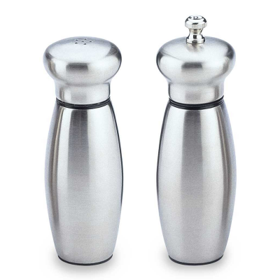 G Mill Inspire 2 Piece S/S Pepper Mill/Salt Shaker 15cm Satin