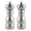 G Mill 6600 2 Piece Clear S/S Salt & Pepper Mill Set 17cm