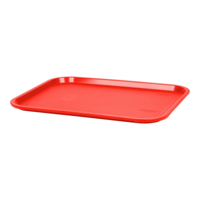 Fast Food Tray 16" X 12" Red