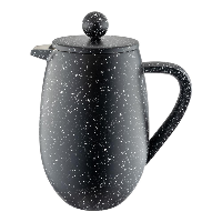 BFD 8 Cup Double Wall Cafetiere Black Granite