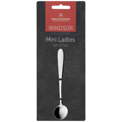 Windsor 18/10 Carded 2 Mini Spoons