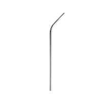 S/S Straws Curved 21.5cm 6mm Dia