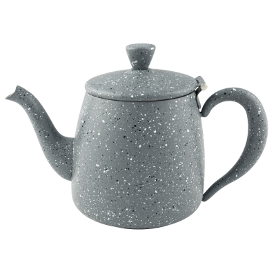 Premium Teapot 18oz Grey Granite