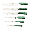 RF Sunrise 7 Piece Knife Block Set Emerald Green