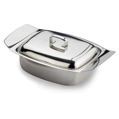 Butter Dish,Deep,S/S,Mirror Finish
