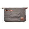 RF Leather Waist Apron Black with Brown Straps