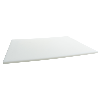 Plastic High Density Cutting Board 45x30x1cm White