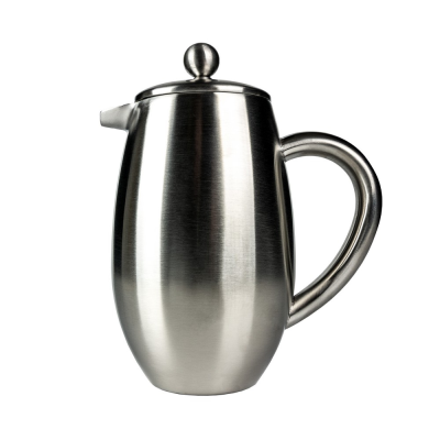 BFD 8 Cup Double Wall Cafetiere Red Satin