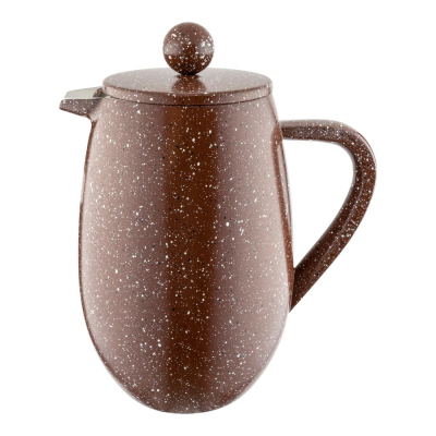 BFD 8 Cup Double Wall Cafetiere Red Granite