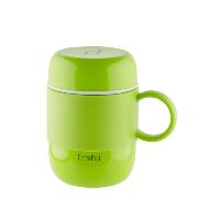 Drink Pod Mug Flask with Handle 280ml  Green
