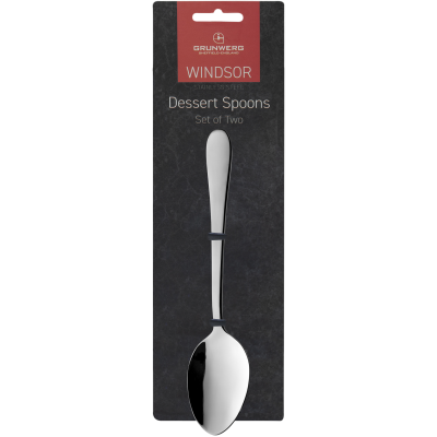 Windsor 18/0 carded 2 dessert spoon