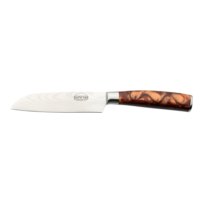 RF Sunrise Santoku Knife 12cm Amber
