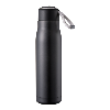Vacuum Drinks Bottle with Hanging Cord 0.5L Matt Black