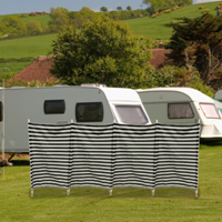 Shetland windbreak in charcoal (5 pole)