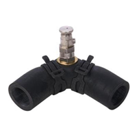 Alde Rubber Horizontal Elbow Valve C/W Clips