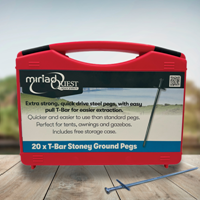 T-Bar Stoney Ground Peg 20 pack