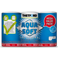 Thetford Aqua Soft Toilet Roll 6 Pack (Order in multiples of 10)
