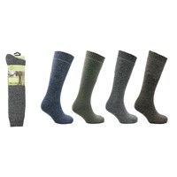 ProHike Men’s Wellington Boot Sock, Size 6-11, Assorted Colours