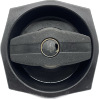 Hartal Right Hand Bar Grip Outer Lock, Black, suits West Alloy