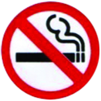 W4 No Smoking Sticker - Large