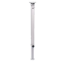 Reimo adjustable table leg height 555 - 765mm hinge top