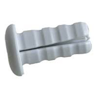 Fawo end piece (Grey) Plastic, for table wall rail