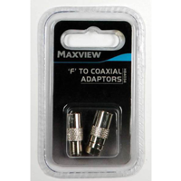 Maxview F to Coaxial Adaptors